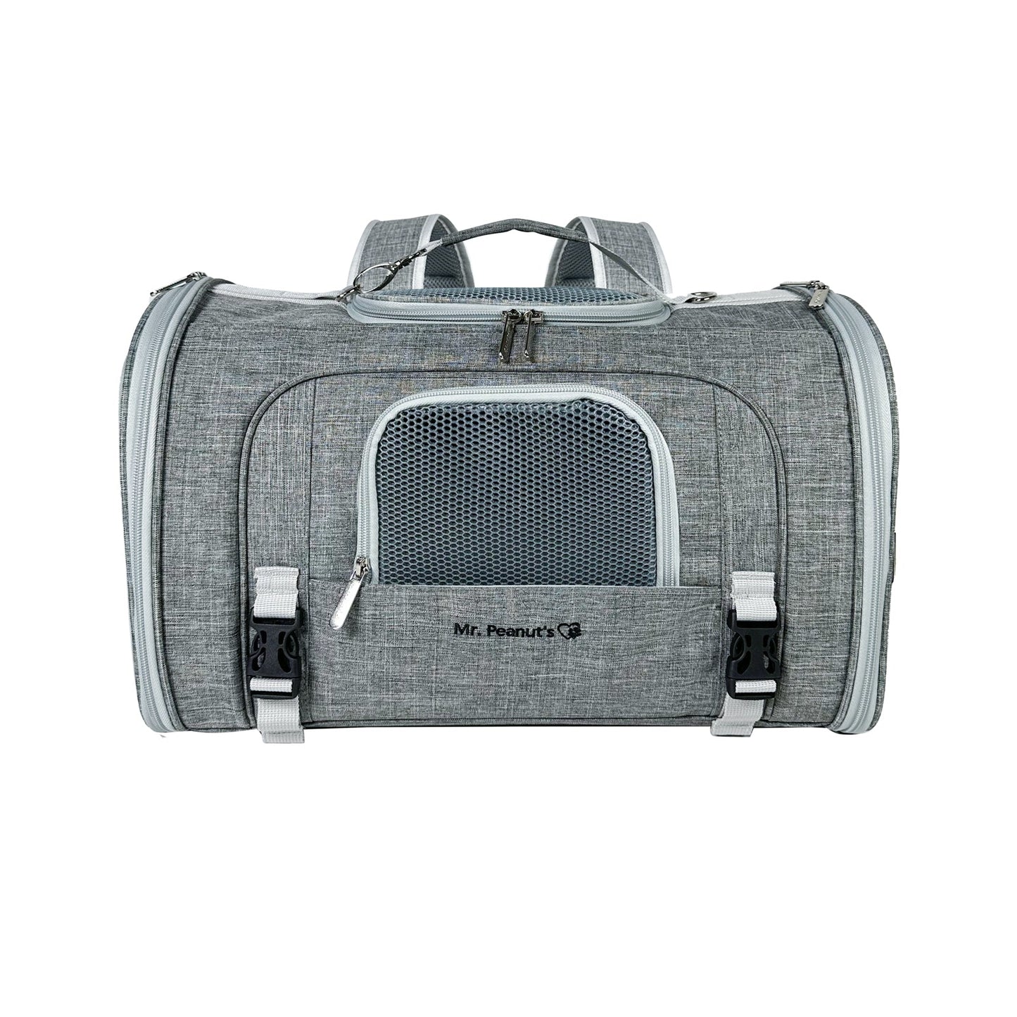 Mr. Peanut’s Monterey Horizontal Backpack Pet Carrier – FAA Airline-Friendly Travel Carrier