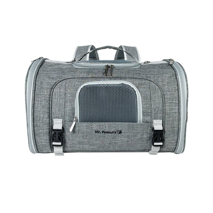 Mr. Peanut’s Monterey Horizontal Backpack Pet Carrier – FAA Airline-Friendly Travel Carrier