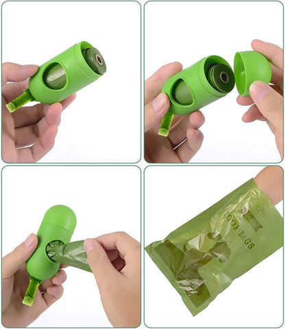 Biodegradable Scented Dog Poop Bags – Leak-Proof Pet Waste Bags with Dispenser, 18 Rolls, 450 Count
