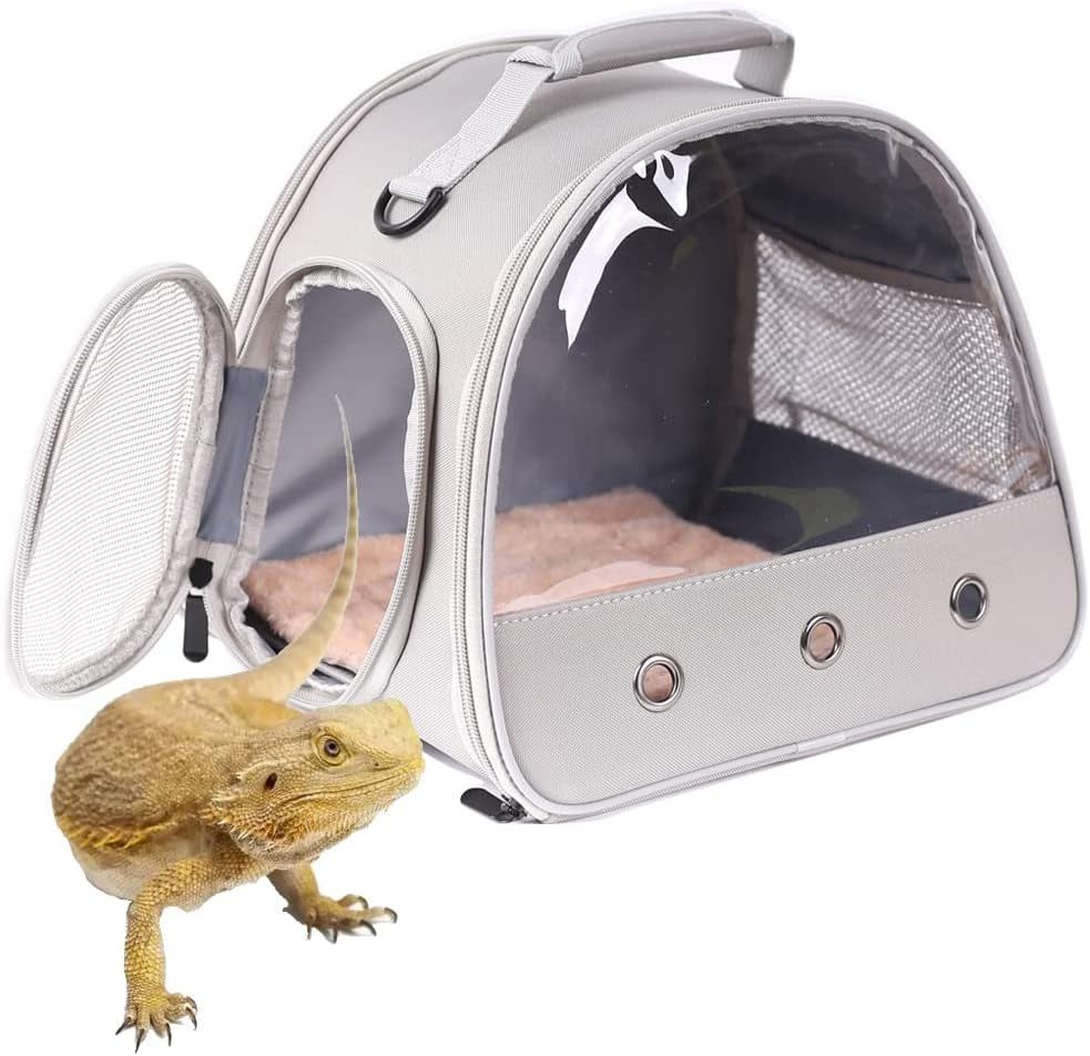 Small Animal Travel Carrier – Grey Bearded Dragon, Guinea Pig & Reptile Carrier