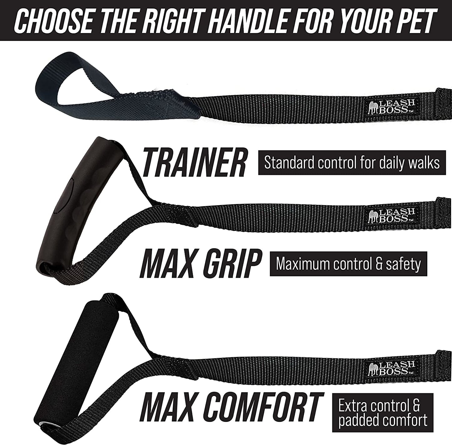 Leash Boss Long Dog Training Leash – 50 Ft Orange Nylon Recall Lead with Storage Strap