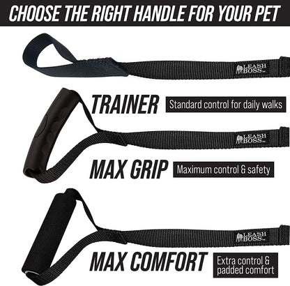 Leash Boss Long Dog Training Leash – 50 Ft Orange Nylon Recall Lead with Storage Strap