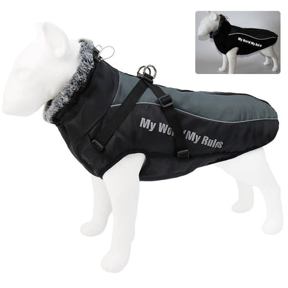 Warm Reflective Dog Coat – Waterproof Thickened Pet Vest Jacket