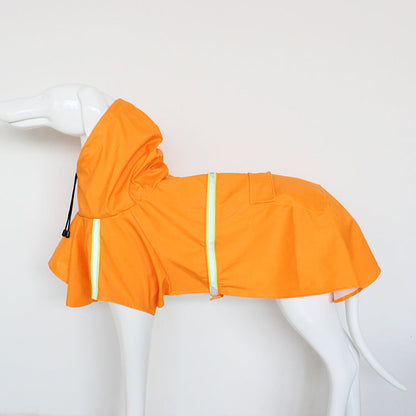 Waterproof Dog Raincoat – Hooded Reflective Pet Poncho