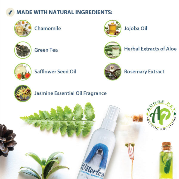 Pet Waterless Shampoo + Conditioner