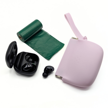 One-Hand Dog Treat Training Pouch – Zipless Silicone Treat Holder
