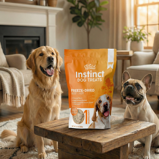 Wild Instinct Freeze-Dried Beef Liver Dog Treats - 2.1 oz
