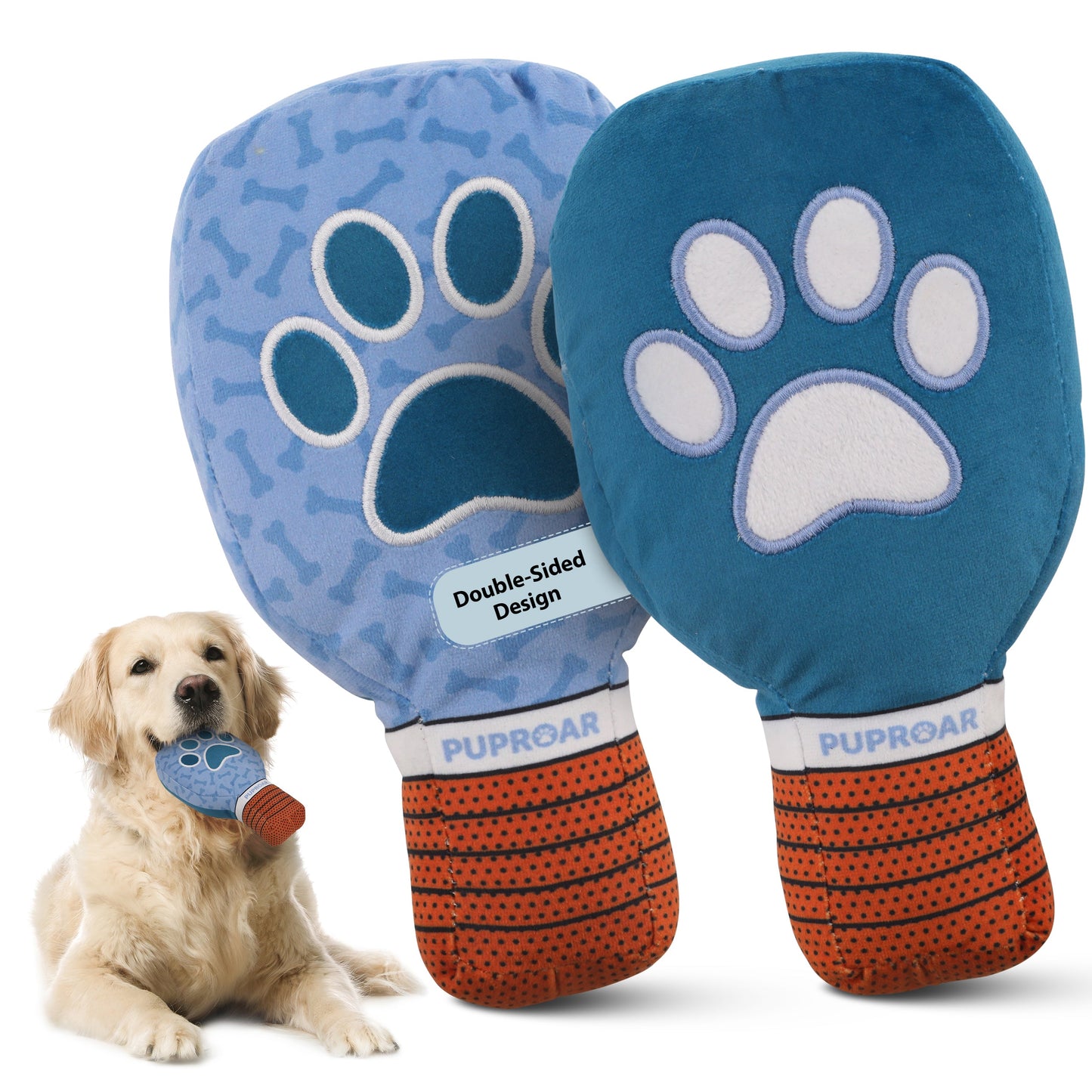 PupRoar Pickleball Squeaky Dog Toy