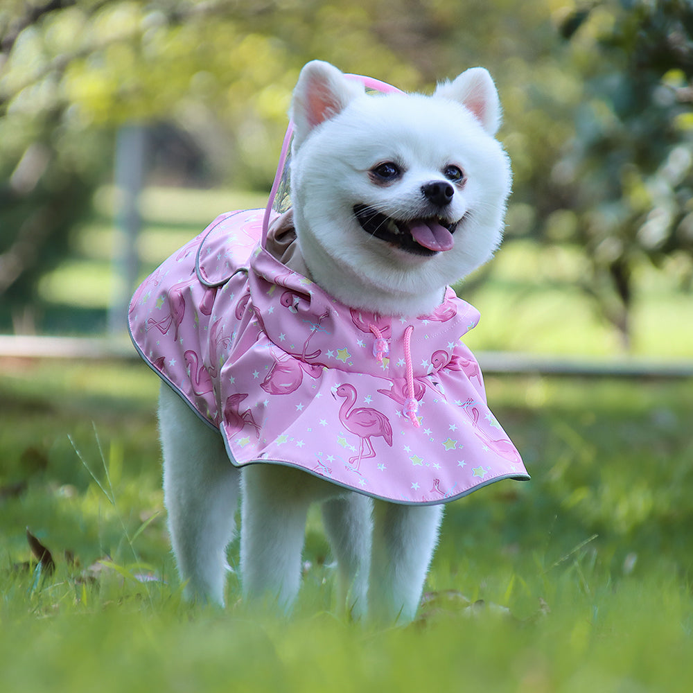 Waterproof Dog Raincoat – Lightweight Hooded Pet Poncho