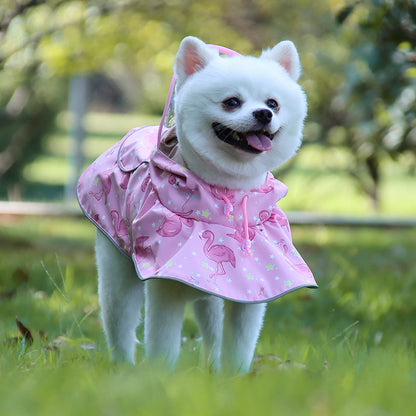 Waterproof Dog Raincoat – Lightweight Hooded Pet Poncho