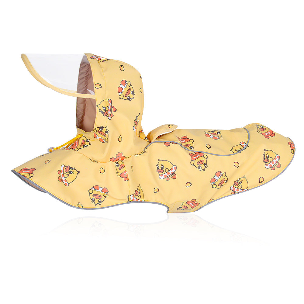 Waterproof Dog Raincoat – Lightweight Hooded Pet Poncho