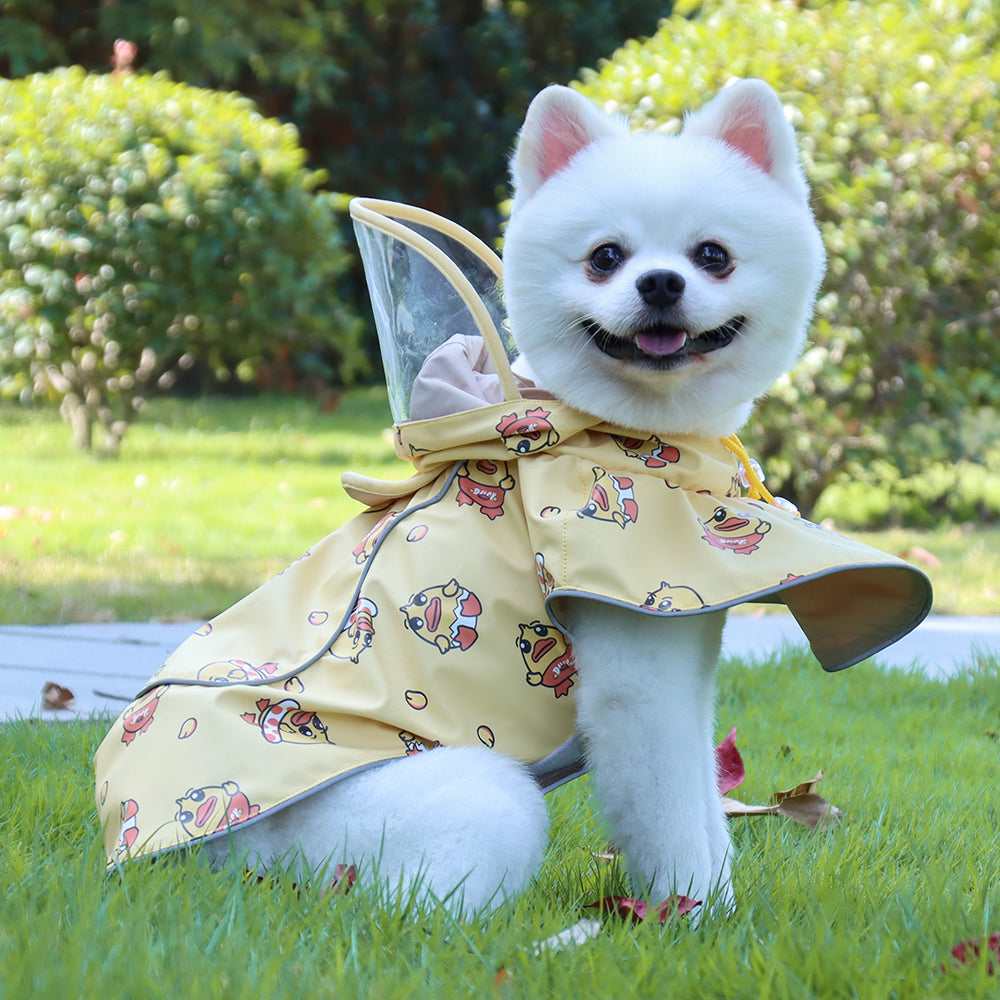 Waterproof Dog Raincoat – Lightweight Hooded Pet Poncho