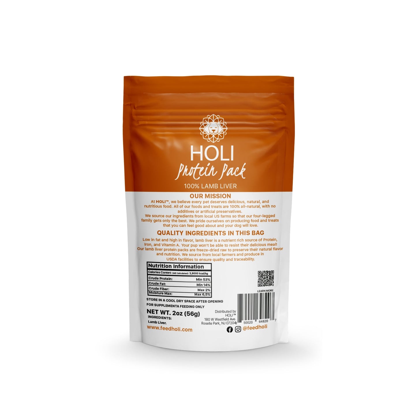 Holi Land Lovers Dog Food Topper Variety Pack – Beef Liver, Lamb Liver & Rabbit