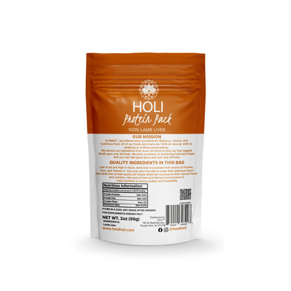 Holi Land Lovers Dog Food Topper Variety Pack – Beef Liver, Lamb Liver & Rabbit