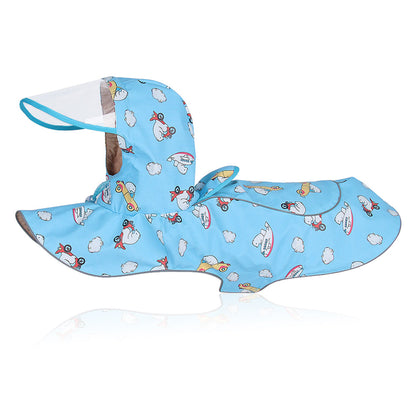 Waterproof Dog Raincoat – Lightweight Hooded Pet Poncho