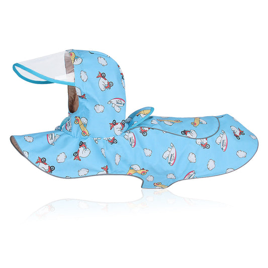 Waterproof Dog Raincoat – Lightweight Hooded Pet Poncho