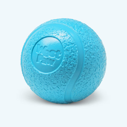 West Paw Boundr Tough Dog Ball 2-Pack – Small Aqua