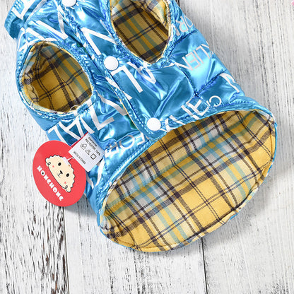 Reversible Dog Vest Jacket – Warm Winter Coat for Small Dogs & Cats