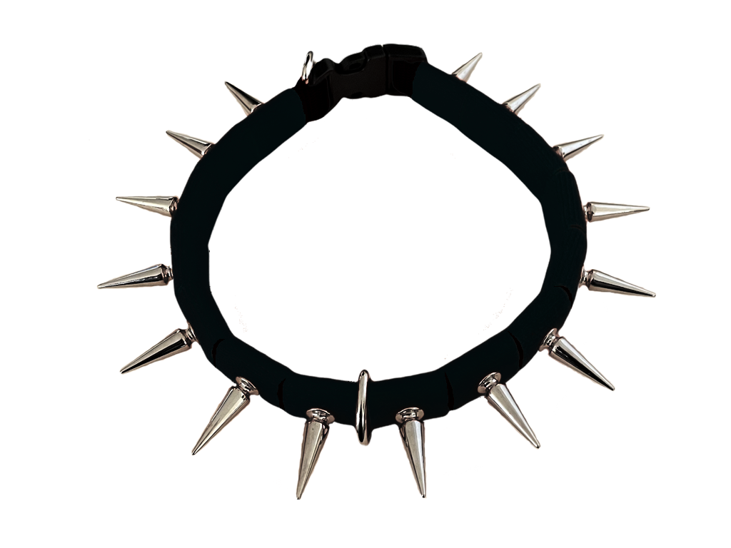 CoyoteCollar Spiked Dog Collar – Adjustable Neck Protection