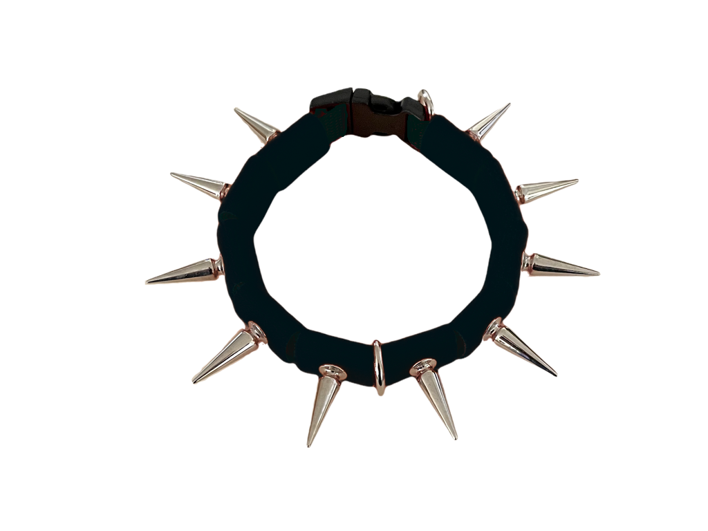 CoyoteCollar Spiked Dog Collar – Adjustable Neck Protection
