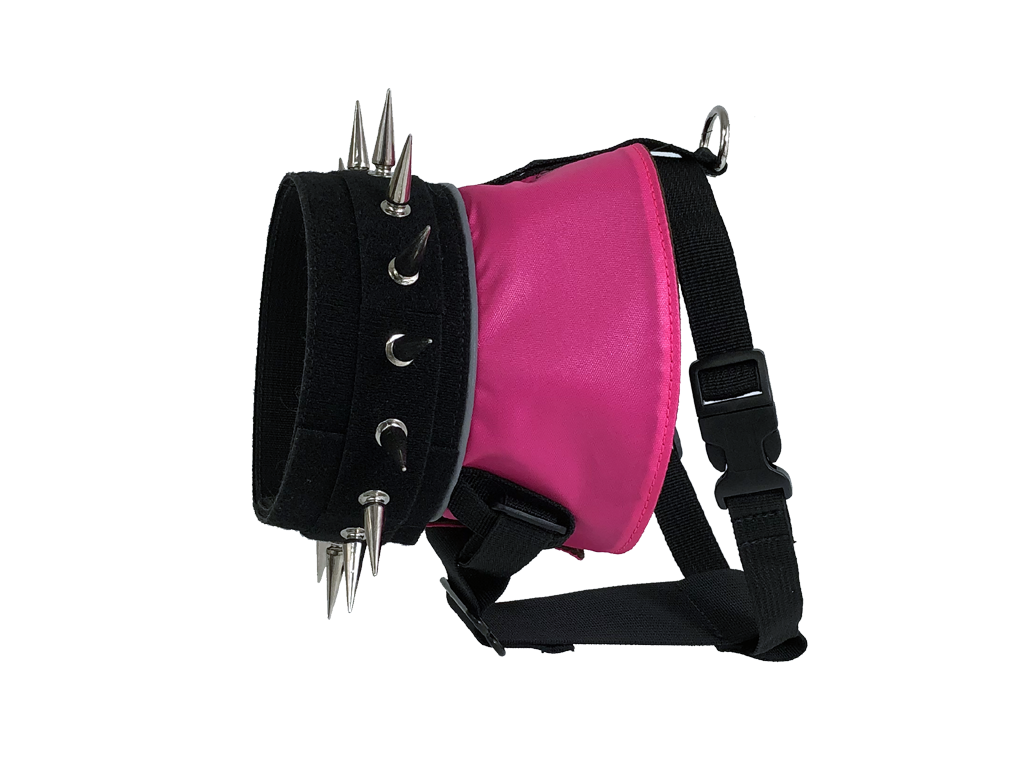 BullyHarness Spiked Dog Collar Harness – Adjustable Neck Protection