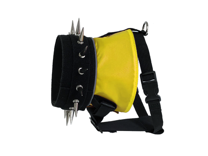 BullyHarness Spiked Dog Collar Harness – Adjustable Neck Protection