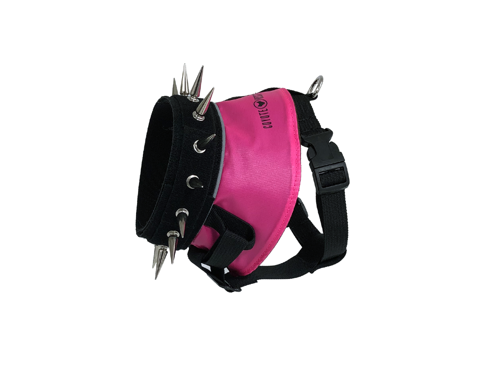 BullyHarness Spiked Dog Collar Harness – Adjustable Neck Protection