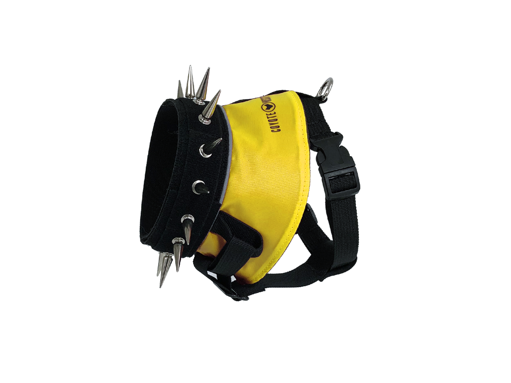BullyHarness Spiked Dog Collar Harness – Adjustable Neck Protection
