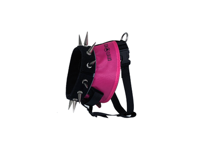 BullyHarness Spiked Dog Collar Harness – Adjustable Neck Protection