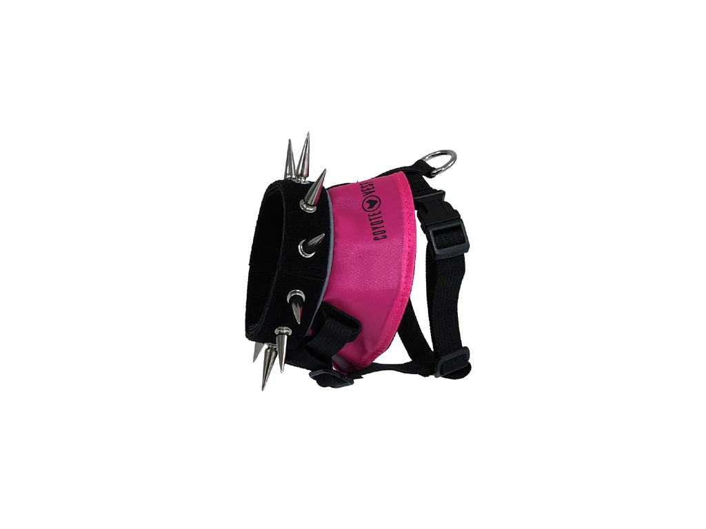 BullyHarness Spiked Dog Collar Harness – Adjustable Neck Protection