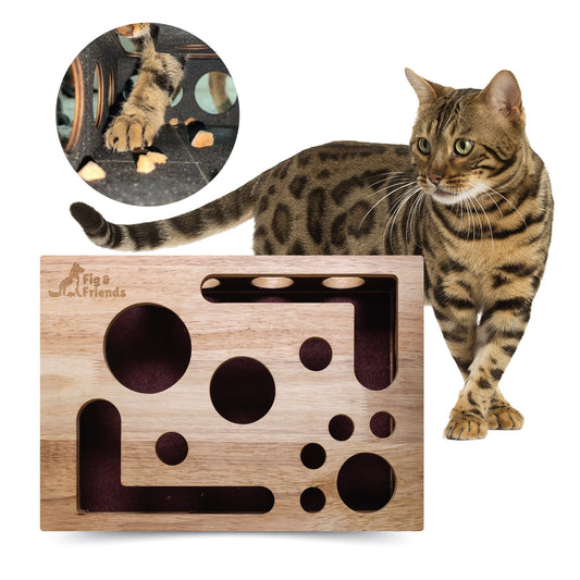 Original Cat Nail File Enrichment Box – Cat Nail Care Scratcher
