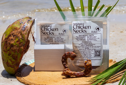 Raw Instincts Dehydrated Chicken Necks for Cats & Dogs - 8 count