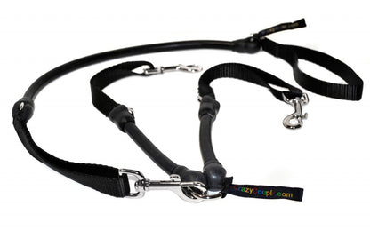 CRAZYcoupl’r Dog Leash Coupler – Walk 2 Dogs with 1 Leash
