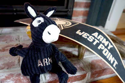 HuggleHounds Army Mule Knottie Plush Dog Toy