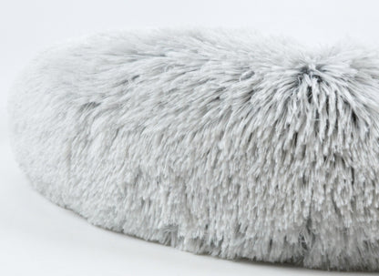 Mr. Peanut’s 28” OrthoPlush Pet Bed – Snowflake White Two-Tone Orthopedic Dog &amp; Cat Bed