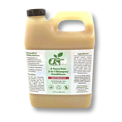 ReNewedPet 2-in-1 Restorative Pet Shampoo & Conditioner