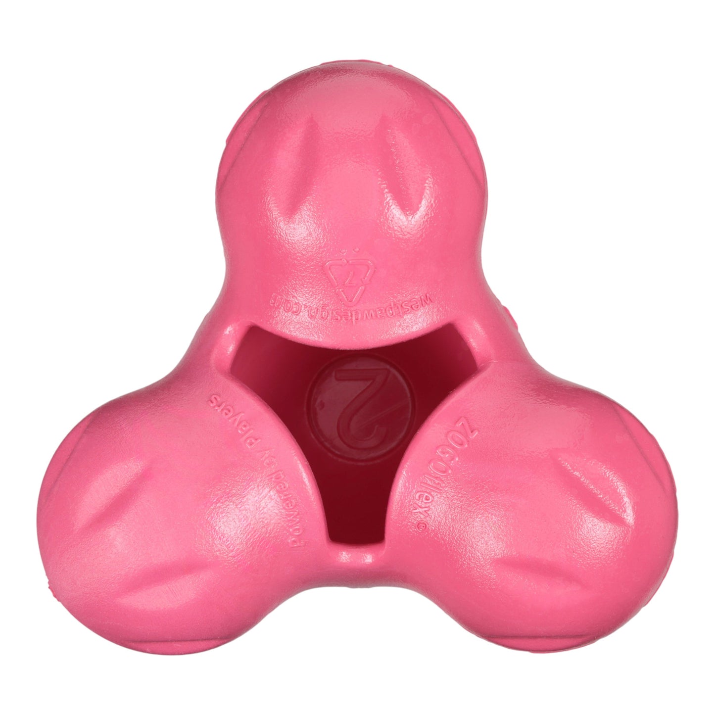 West Paw Tux Geranium Treat Toy – Tough Puzzle Toy