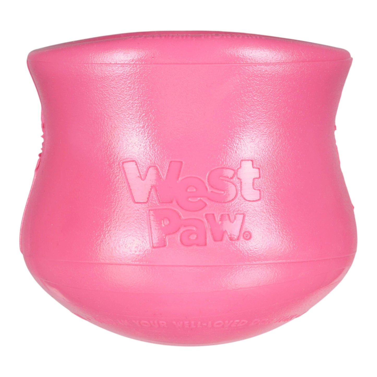 West Paw Toppl Geranium Treat Toy – Puzzle Feeder for Moderate Chewers