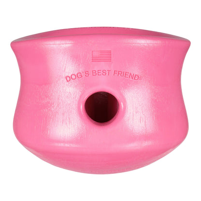 West Paw Toppl Geranium Treat Toy – Puzzle Feeder for Moderate Chewers
