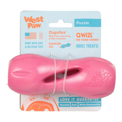 West Paw Qwizl Geranium Treat Toy – Tough Chew Toy