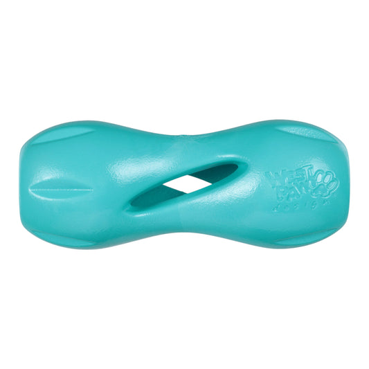 West Paw Qwizl Teal Treat Toy – Tough Chew Toy