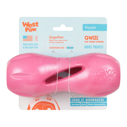 West Paw Qwizl Geranium Treat Toy – Tough Chew Toy