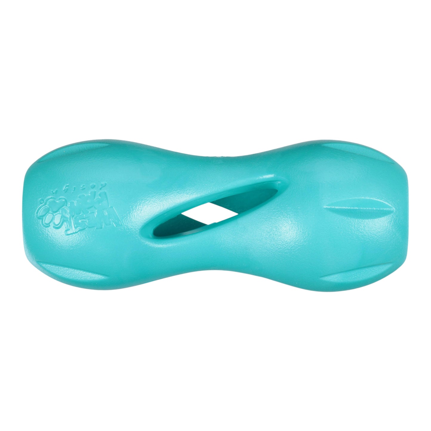 West Paw Qwizl Teal Treat Toy – Tough Chew Toy