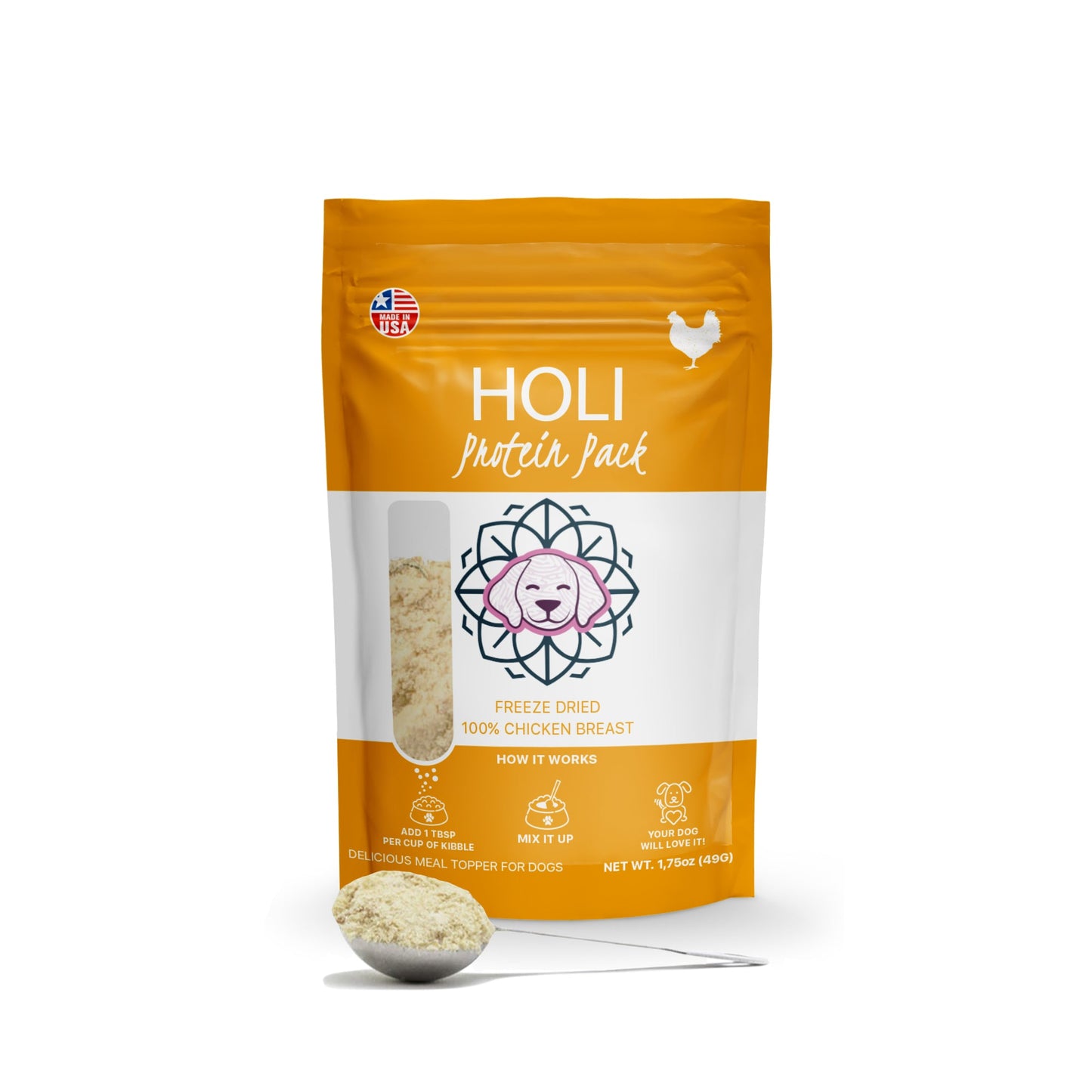 Holi Surf, Turf & Sky Dog Food Topper Variety Pack – Beef Liver, Salmon & Chicken