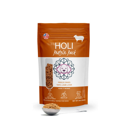 Holi Classic Dog Food Topper Variety Pack – Beef Liver, Lamb Liver & Chicken Breast
