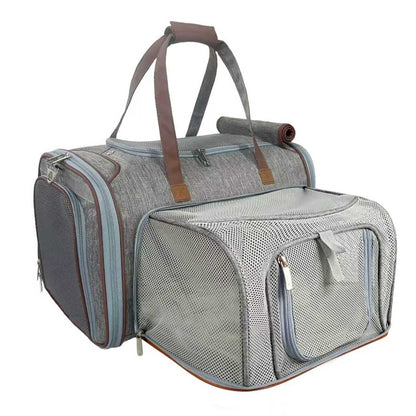 Mr. Peanut’s Gold Series V3.0 Expandable Pet Carrier – FAA Airline-Friendly Travel Carrier