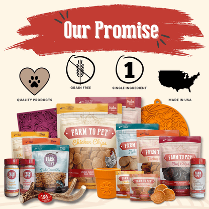 Farm to Pet Chicken Chips Single-Ingredient Dog Treats