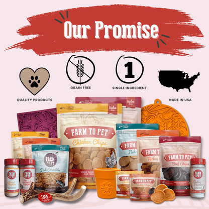 Farm to Pet Beef Chips Single-Ingredient Dog Treats