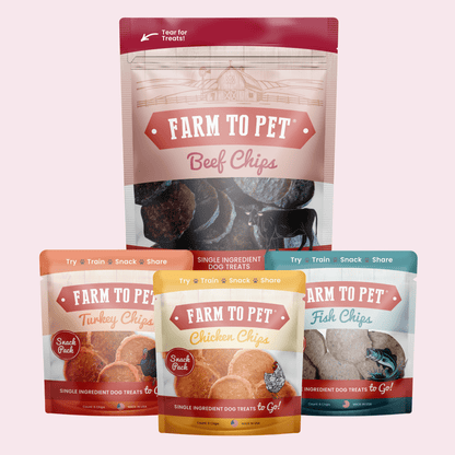 Farm to Pet Puppy Pack Single-Ingredient Dog Treat Starter Pack