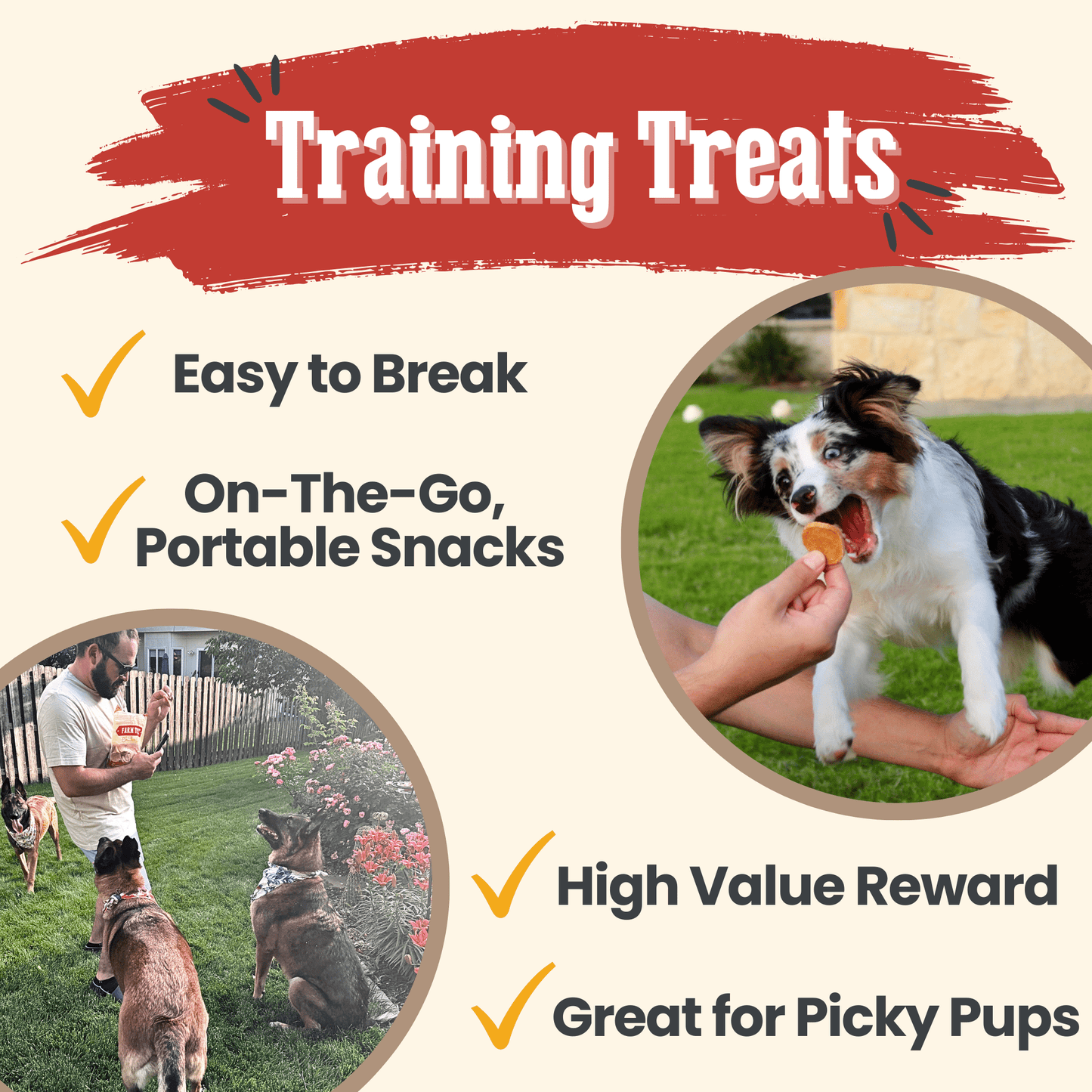 Farm to Pet Chicken Chips Single-Ingredient Dog Treats